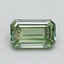 1.07 Ct. Fancy Vivid Green Emerald Lab Grown Diamond