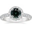 Platinum Sienna Halo Three-Quarter Coverage Diamond Ring (3/4 ct. tw.), smalltop view