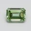 1.01 Ct. Fancy Vivid Pacific Green Emerald Lab Grown Diamond