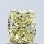 1.04 Ct. Fancy Intense Yellow Cushion Lab Grown Diamond