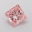 1.51 Ct. Fancy Intense Pink Princess Lab Grown Diamond