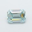 2.07 Ct. Fancy Intense  Green Emerald Lab Grown Diamond