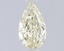 1.03 Ct. Fancy Light  Yellow Pear Lab Grown Diamond