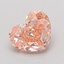 1.09 Ct. Fancy Vivid Pink Heart Lab Grown Diamond