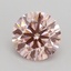 1.59 Ct. Fancy Intense Pink Round Lab Grown Diamond