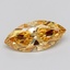 2.09 Ct. Fancy Intense Yellow Orange Marquise Lab Grown Diamond