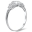 The Charity Ring, smalltop view on a hand