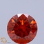 1.02 Ct. Fancy Deep Orange Round Lab Grown Diamond