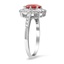 The Jojo Ring, smalltop view on a hand
