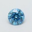 1.04 Ct. Fancy Vivid  Blue Round Lab Grown Diamond