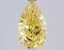 2.01 Ct. Fancy Vivid Yellow Yellow Pear Lab Grown Diamond