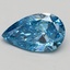 1.80 Ct. Fancy Vivid Blue Pear Lab Grown Diamond