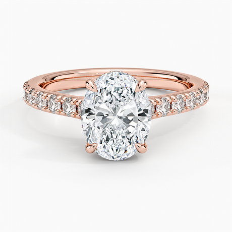14K Rose Gold Grand Lissome Diamond Ring