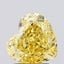 2.24 Ct. Fancy Vivid Yellow Heart Lab Grown Diamond