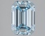 2.10 Ct. Fancy Intense Blue Emerald Lab Grown Diamond