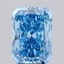 4.57 Ct. Fancy Vivid Blue Radiant Lab Grown Diamond