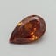 0.50 Ct. Fancy Orange Pear Lab Grown Diamond