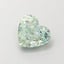 0.74 Ct. Fancy Green Heart Lab Grown Diamond