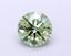 1.18 Ct. Fancy Vivid  Green Round Lab Grown Diamond