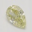 0.71 Ct. Fancy Light Yellow Pear Diamond