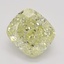 3.03 Ct. Fancy Light Yellow Cushion Diamond