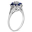 The Zosia Ring, smalltop view on a hand