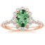 14K Rose Gold Marseille Halo Diamond Ring (1/2 ct. tw.), smalltop view