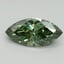 1.61 Ct. Fancy Vivid Green Marquise Lab Grown Diamond