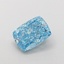 2.62 Ct. Fancy Vivid  Blue Cushion Lab Grown Diamond
