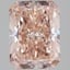 2.87 Ct. Fancy Intense Pinkish Orange Radiant Lab Grown Diamond