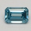 1.02 Ct. Fancy Vivid Blue Emerald Lab Grown Diamond