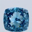 3.01 Ct. Fancy Vivid Blue Cushion Lab Grown Diamond