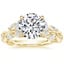 18K Yellow Gold Secret Garden Diamond Ring (1/2 ct. tw.), smalltop view