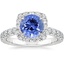 Platinum Estelle Halo Diamond Ring (3/4 ct. tw.), smalltop view