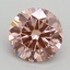 2.50 Ct. Fancy Intense Pink Round Lab Grown Diamond