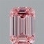 2.06 Ct. Fancy Vivid Pink Emerald Lab Grown Diamond