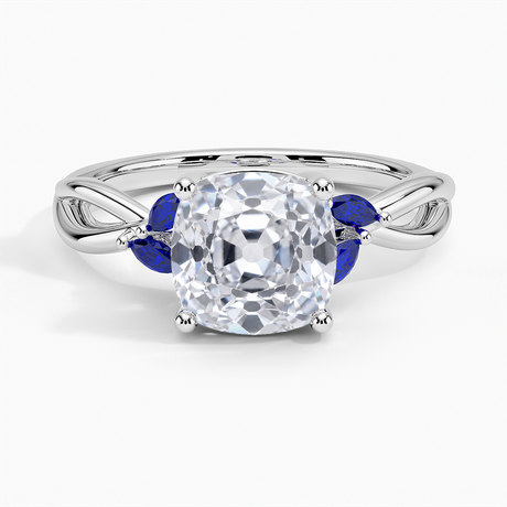 Diamond Ring with Sapphire Accents - Willow