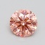 1.51 Ct. Fancy Intense Pink Round Lab Grown Diamond