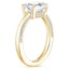 18K Yellow Gold Maeve Diamond Ring, smallside view