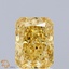 1.72 Ct. Fancy Vivid Yellow Radiant Lab Grown Diamond