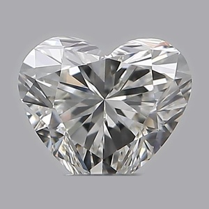 Heart diamond — real photo