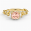 18K Yellow Gold Secret Garden Diamond Ring (1/2 ct. tw.), smalltop view