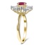 The Layson Ring, smalltop view on a hand