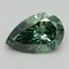 3.07 Ct. Fancy Vivid Pacific Green Pear Lab Grown Diamond