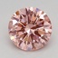 1.18 Ct. Fancy Intense Pink Round Lab Grown Diamond