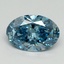 2.04 Ct. Fancy Vivid Blue Oval Lab Grown Diamond