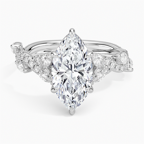Platinum Vintage Secret Garden Diamond Ring (2/3 ct. tw.)
