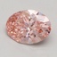 1.70 Ct. Fancy Intense Pink Oval Lab Grown Diamond