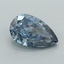 1.57 Ct. Fancy Vivid  Blue Pear Lab Grown Diamond