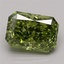 2.47 Ct. Fancy Vivid Green Radiant Lab Grown Diamond